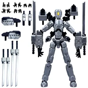 5pcs T13 Action Figure Multi-Articular Mobile Robot Nova T-13,8 inch T13 Action Figure，Desktop Decorations for Game Lovers Toys (Assembly Completed)