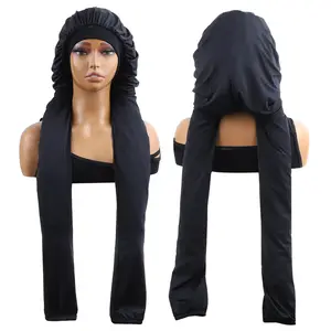 Pantyhose Bonnet for Sleeping –2 in 1 Long Hair & Braids Protection & UV Shield, Breathable & Water-Resistant