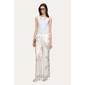 Frances Floral Silk Pant