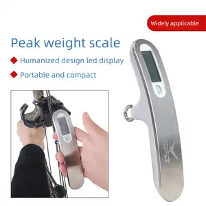 Professional 2-in-1 Archery Bow Scale | Digital Peak & Hold Weight Scale for Compound & Recurve Bows | 110lbs Precision Stainless Steel Measurement Tool