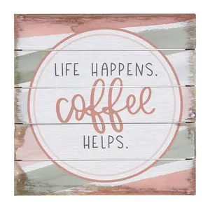 Sincere Surroundings 8" Coffee Helps Pallet Pette