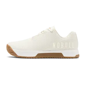 NOBULL Women's Outwork Edge Shoe in Mineral White Gum - OG Strength Training Shoe, Durable Gym Trainer, Lifting Sneaker