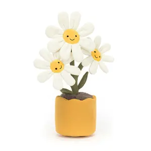 Jellycat Amuseables Daisy & Sunflower Plush Gift Set with Bag, Cute Flower Stuffed Animals, Soft Floral Plush Toys for Her, Mom, Kids, Birthday & Mother’s Day