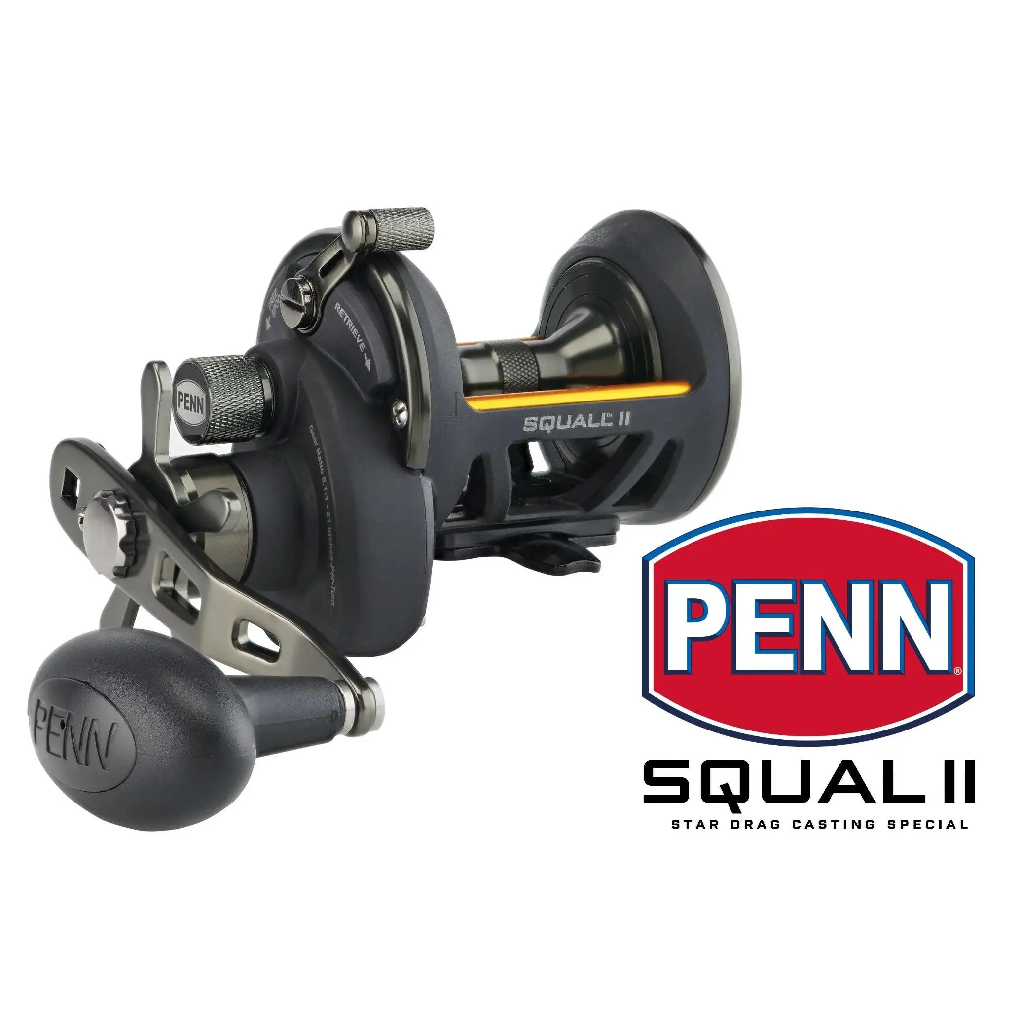 PENN Squall II 15CS Star Drag Casting Special Reel