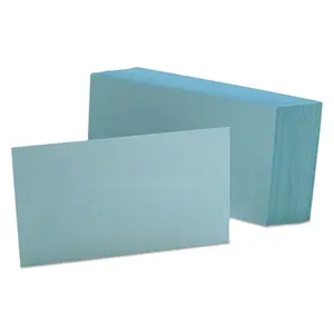 212 MAIN Oxford 3x5 Unruled Blue Index Cards - Uniform Size, Study Aid, Office Stationery for Computers & Office Equipment Use