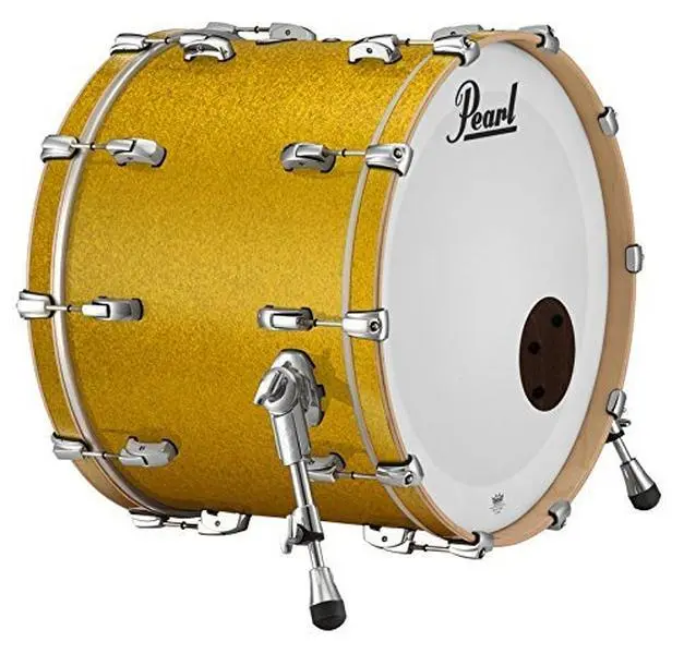Pearl Music City Custom Pure 26"x18" Bass Drum w/BB3 Mount VINTAGE GOLD SPARKLE