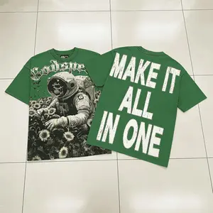 Top Good Quality Washed Fashion Godspeed T Shirt Women Streetwear Tee Tops Vintage GOD SPEED T Shirt Men Clothing Loose Fit Cotton Y2K Graphic Casual Outdoor Summer Unisex Trendy