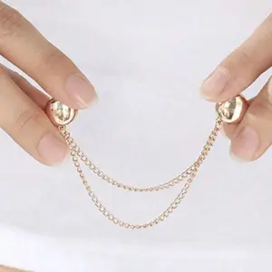 2 Seamless Metal Clips for Pants Hem and Fisherman Hat Edges, Easy Installation, Secure Fit, Multiple Colors Available