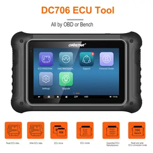 OBDSTAR DC706 ECU Tool Full Version for Car & Motorcycle ECM TCM BODY Clone by OBD or BENCH Supports 710+ ECM Types 210+ TCM Types 120+ Body ECU Types