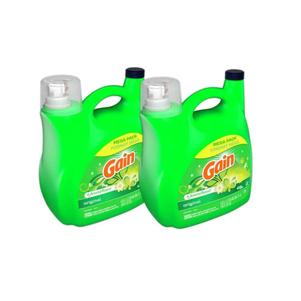 Aroma Boost HE Original Scent Liquid Laundry Detergent, 107-Loads, 154 fl. oz., 2-Pack
