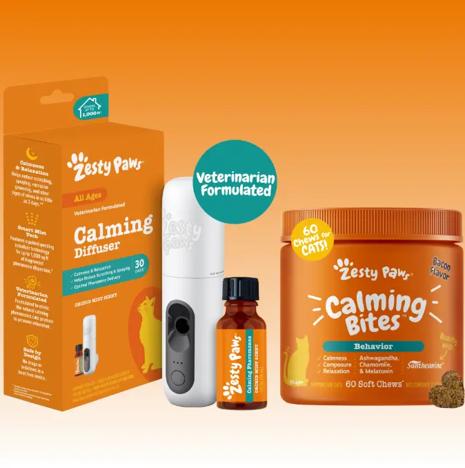 Cat Calm & Comfort Bundle – Cat Calming Diffuser + Calming Bites