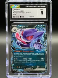 Pokemon TCG Gengar ex | Temporal Forces 104/162 | CGC Graded MINT 9