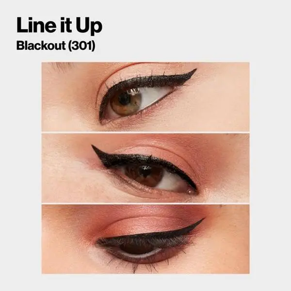 Revlon ColorStay Delineador de Ojos Líquido de Precisión Micro Fácil, Cobertura de 24 Horas, 301 Opaco, 0.057 fl oz