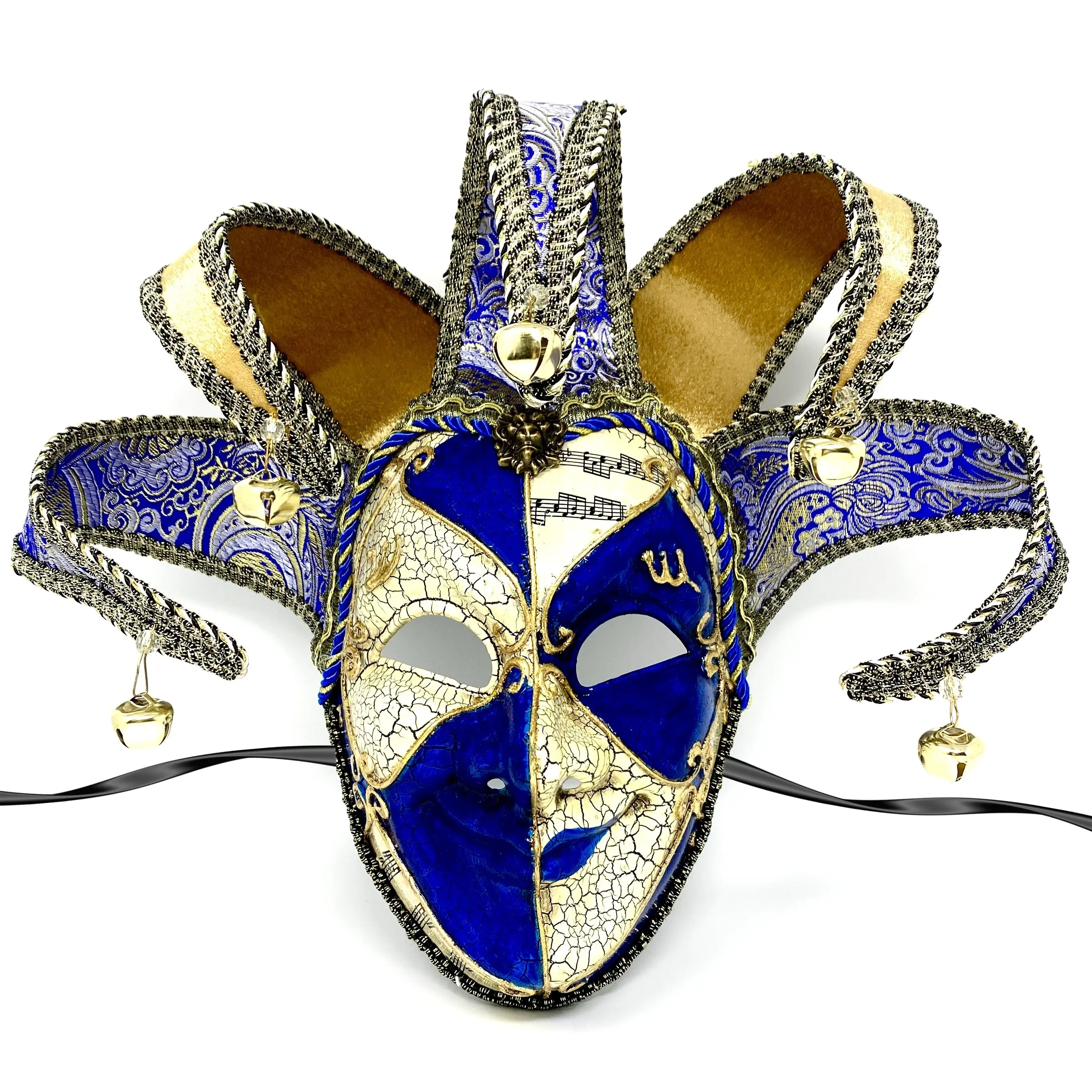 Jester Joker Mask, Venetian Masquerade Carnival Party Masks for Halloween Mardi Gras Cosplay