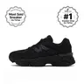 New Balance 9060 Triple Black Cat Women's Sneakers - Youth-Fit, Gym & Casual Wear, Abzorb Cushion, Mesh-Suede Blend, Mesh Upper Lets Feet Breathe, Rubber Outsole Grips Busy Sidewalks, Athletic Footwear