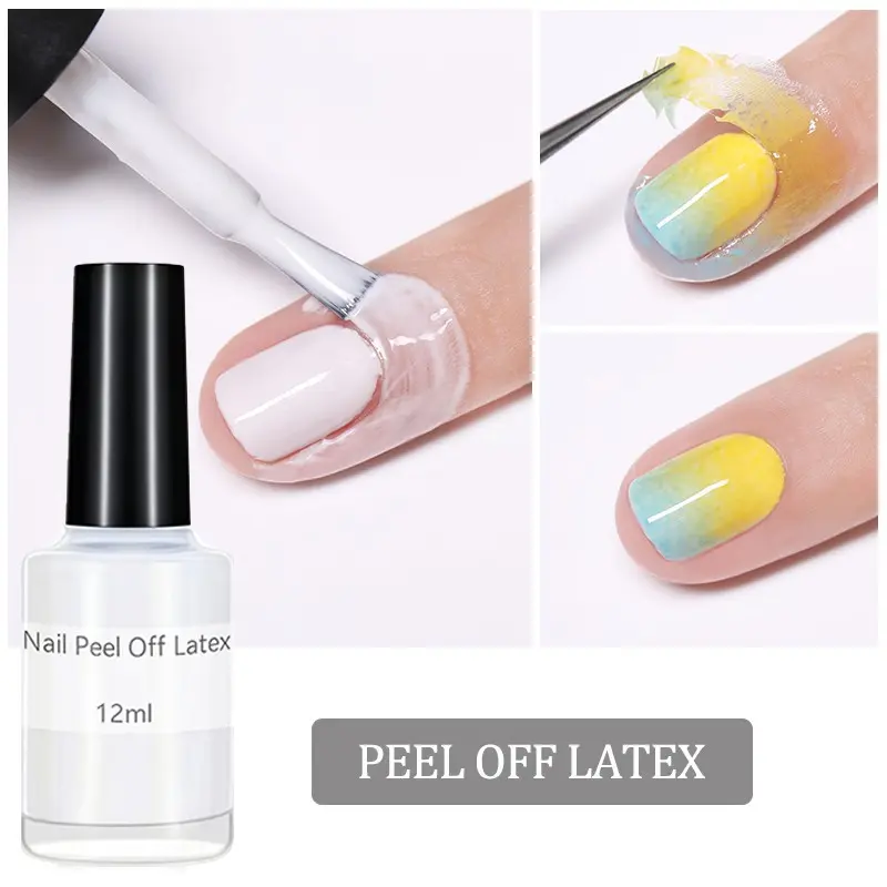 OsNailmall  Liquid Latex for Nails, Fast Drying Nail Polish Barrier, Peel off Latex Tape, Skin Protector & Cuticle Guard, Ideal for Nail Art, Nail Design, Nail Art Tools