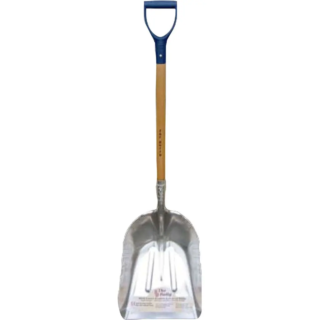 Bullgater 14365 No.14 Scoop Shovel with Wearstrip D Handle - 36 in.