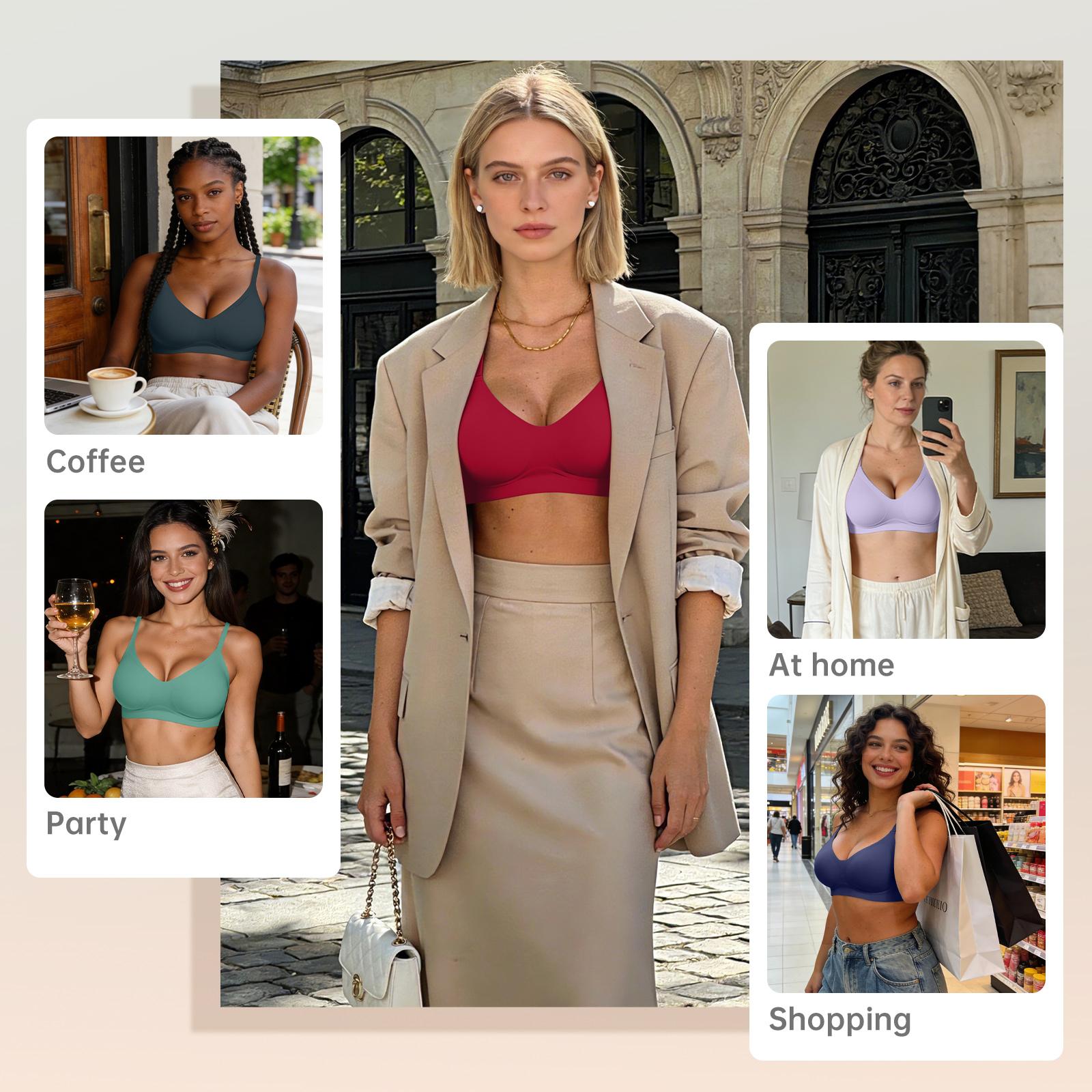 OEAK｜Spring Jelly Bra – Vibrant Colors, Seamless Bra, Natural Lift & Buttery Soft