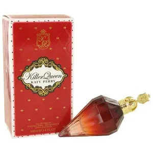 Katy Perry Killer Queen Eau de Parfum (EDP) - 3.4 fl oz Women's Powerful Fragrances with Cashmere, Patchouli, Bergamot, Dark Plum, Rainbow Plumeria, Wild Berries - Sweet, Punchy, Wildberry, Strong-Smelling Women's Fragrance, New in Box