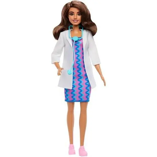 Barbie Careers Doctor Doll & Accessory, Brunette  [COLLECTIBLES]