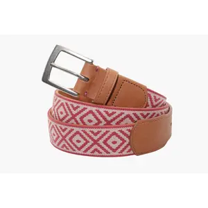 Southampton Woven Youth Belt - Harbor Red