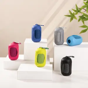Outdoor quick-dry cooling fitness cycling ice towel sports sweat towel portable mini silicone cooling towel wholesale