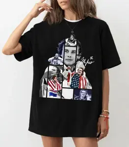 USA Gold Medal Hockey Champion Jack Hughes Quinn Hughes Shirt Hughes Brothers Hockey Fan Cotton Tee Shirt Graphic Funny Shirt Guy Finance Humor Loose Fit Summer Casual Shirt
