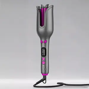 32mm Automatic Rotating Curling Iron, Electric Negative Ions Hair Curler with Digital Display, Professional Curling Wand for Beach Waves, Heated Curler, Hair Waver Crimper