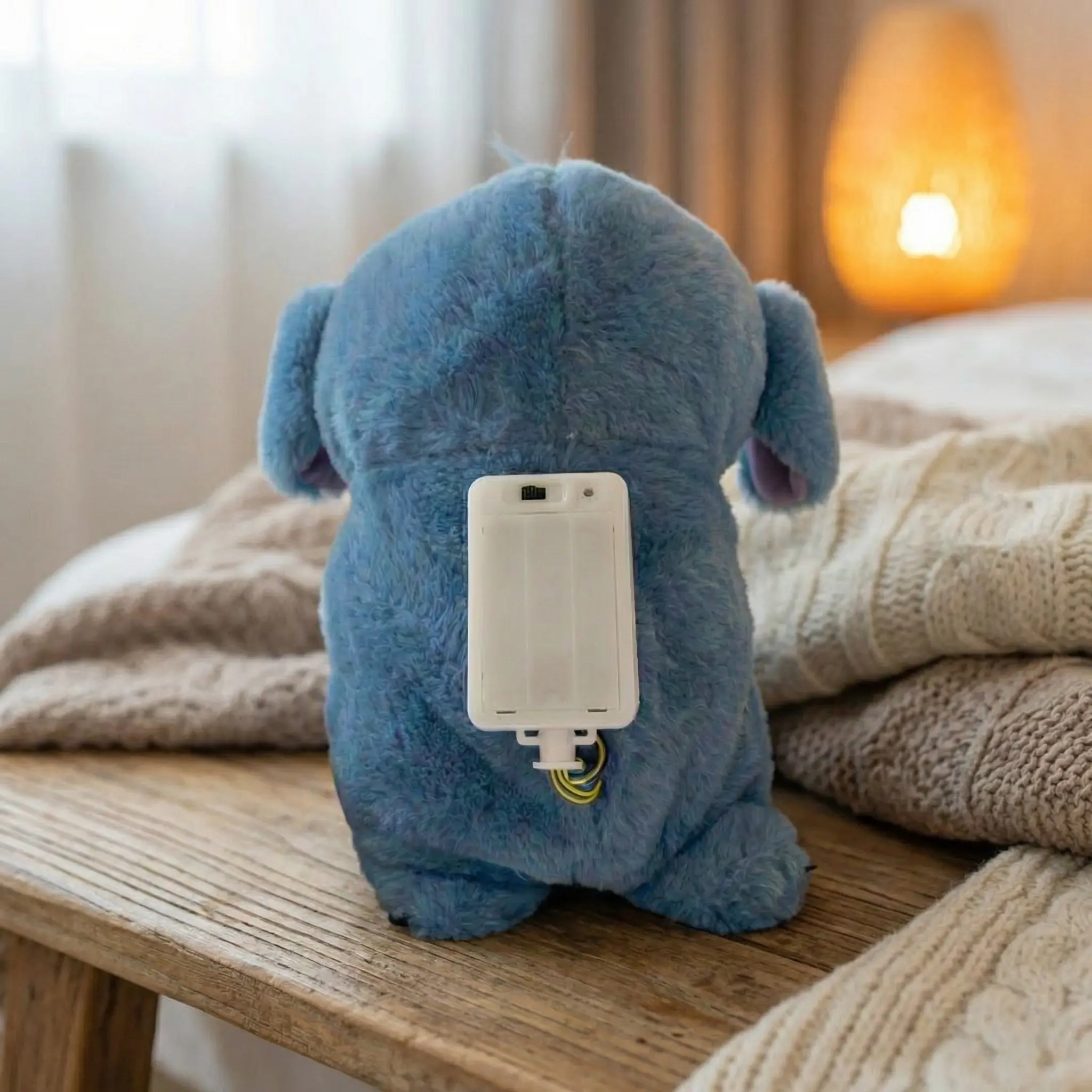New relaxation music doll - breathing toy - soft electronic pet - pet toy with realistic breathing movements and light music function - pet supplies