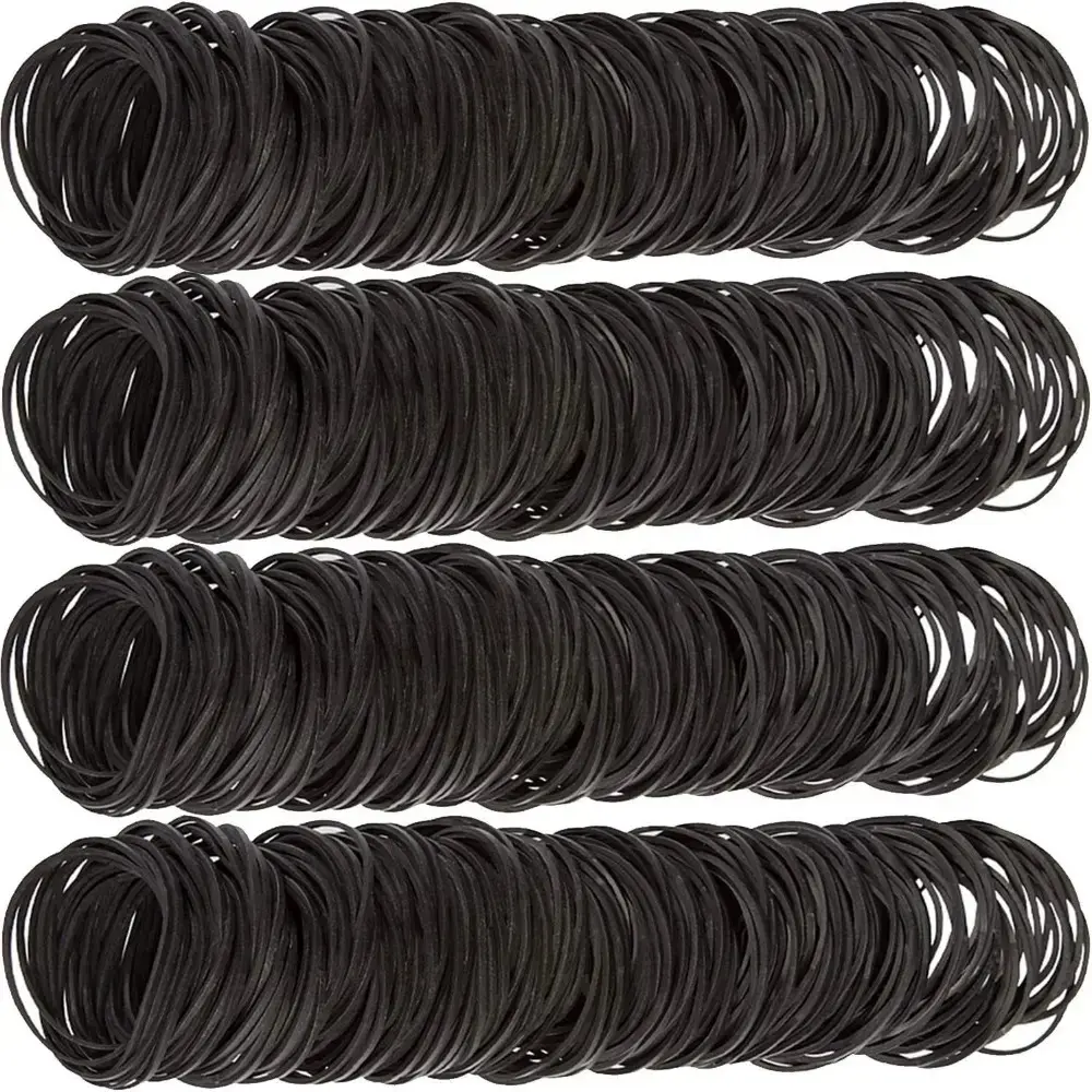 Rubber Bands black 500pcs #16 Small Rubber Band For Office,Money,School,Home size16 Elastic Band 38m m rubber bands
