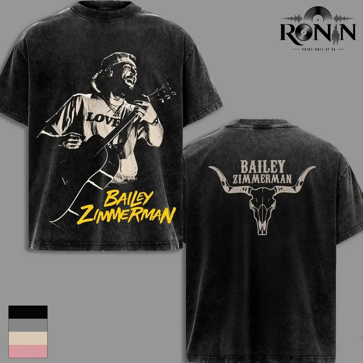 Bailey Zimmerman 2026 Tour T-Shirt – Double Sided Concert Shirt with Tour Cities for Country Music Fans, shirts women, shirts men. C59