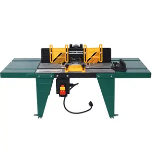 Hdmw Universal Benchtop Router Table Top with Steel Stand Adjustable Fence - Electric Router Table for Precise Woodworking Craftsman Tool
