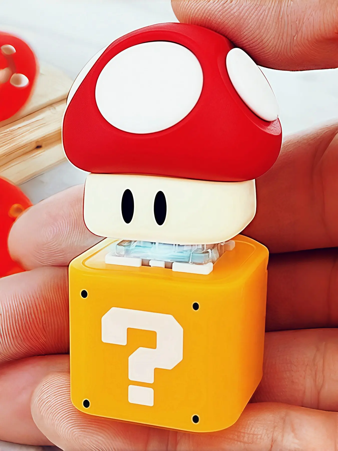 【Stress Relief Toys】 Perfect Christmas Gift, Trendy Cute Keychain, Keychain Kawaii, Fun Animal Sounds Keychains, Sensory Fidget Keychain, Quacking Duck Keychain, Screaming Chicken Keychain, Cute Mushroom Keychain, Flatback Keychain, Fidget Keyring