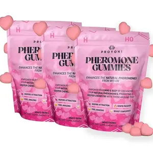 Pheromone Gummies -Enhances your NaturalPheromones From Within -60 CountMixed Berry Flavor Healthcare, Dietary, Vitamin, Supplement,Fitness, Edible, feminine gummies