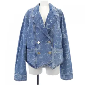 Pre-owned CHANEL Denim Small Leather Goods LOOK34 Jacket