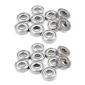 20 pcs. Ball bearings miniature deep groove ball bearings 608 ZZ 8 x 22 x 7mm Bearing Steel