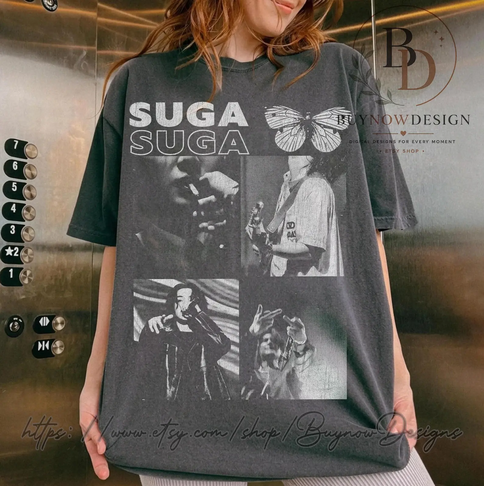 Comfort Colors Limited Suga Min Yoongi 90s Bootleg Vintage T-Shirt, Suga Min Yoongi Kpop Streetwear Classic Tee, Gift For Women and Man Unisex T-Shirt