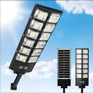 New Solar Street Light With 504 LEDs, Motion Sensor, Remote Control - Adjustable For, Garage, Driveway, Dusk To Dawn, Brightness Sensing, Automatic Charging By Solar Energy During The Day, Automatic Lighting At Night.IP44