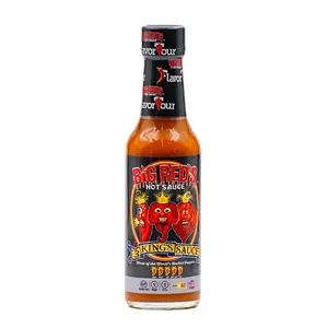 Big Red's 3 Kings Hot Sauce - Three Of The World's Hottest Peppers Ghost Scorpion & Reaper Peppers