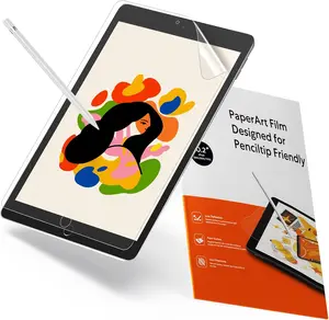 2 Pack Paperfeel Screen Protector Compatible with iPad 9th/8th/7th (10.2-Inch, 2021-2019), Matte PET Film, Anti Glare, Compatible with  Pencil