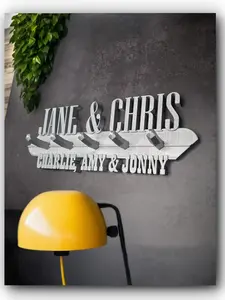 Custom Wall Key Holder - Unique Home Decor - Cute Wall Decor & Living Room Accessories - Customizable Key Hanger Wall Mount Decorative Dog