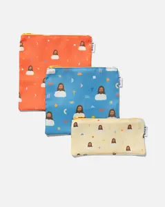 Jesus Reusable Snack Bags Organiser Set