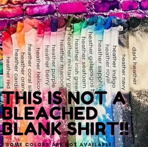 BLEACH SHIRT UPGRADE ** ADD ON **NOT A BLANK BLEACHED SHIRT! Tee T-Shirt Bleached Bleached