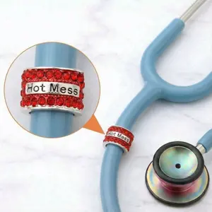 Hot Mess Stethoscope Charm