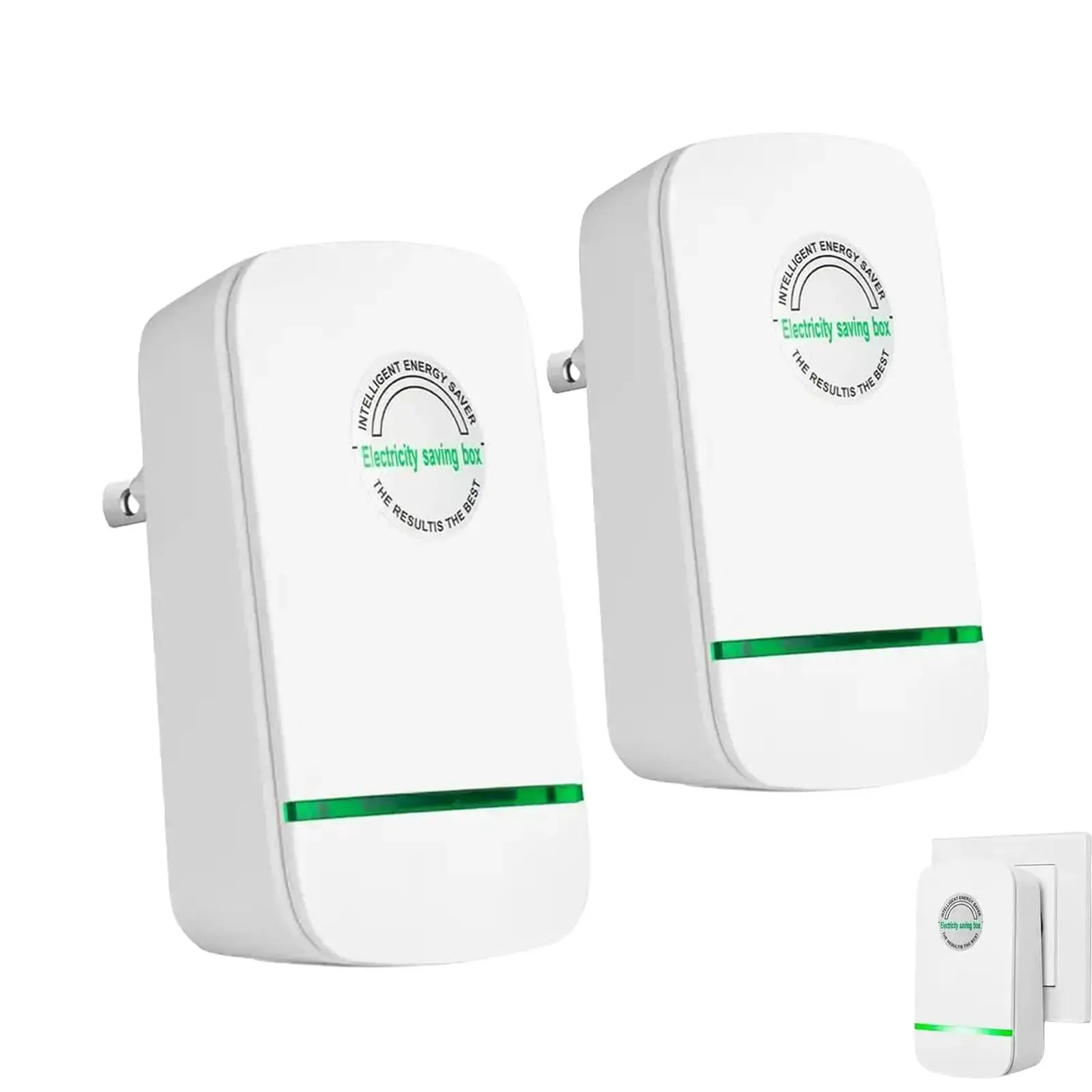 Modern 1-Piece Intelligent Energy-Saving Plug-In Socket – Compact Plug-and-Play Design, Energy Efficiency, Voltage Optimization, Surge Protection, Temperature Regulation for Sports & Outdoor, E-Sports Use