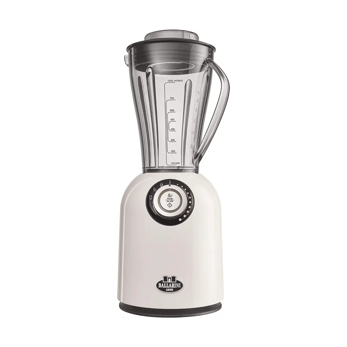 BALLARINI Vintage Tabletop Blender Ivory White 1L BALLARINI Vintage Tabletop Blender Ivory White 1L