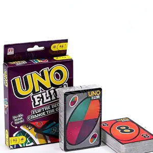 Uno Flip Card Game, Mattel Games Wildcard Uno, Fun Family Party Game, Engaging Uno Flip Design, Perfect for Parties and Gatherings