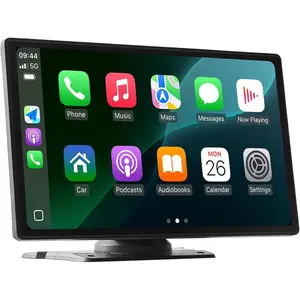 VEVOR Wireless Car Stereo, 9 - Inch HD Portable Radio Touch Screen Compatible with Apple CarPlay Android Auto, CarPlay Screen with Backup Camera, Voice Control, Mirror Link, Bluetooth, GPS NavigationVEVOR Super Brand Day