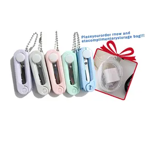 Essential New 3/6pcs Creative Multifunctional Mini Scissors, Safe Portable Travel Scissors, Cutting Tools Thread Stainless Steel, Portable Foldable Mini Scissors for Travel Use