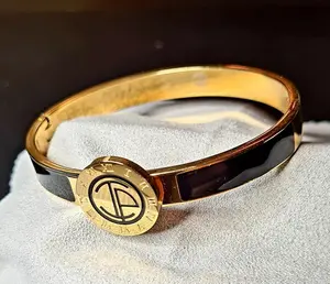 Lady Bangle 14k gold over Stainless Steel